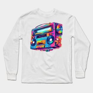 Retro 90s Radio #2 Long Sleeve T-Shirt